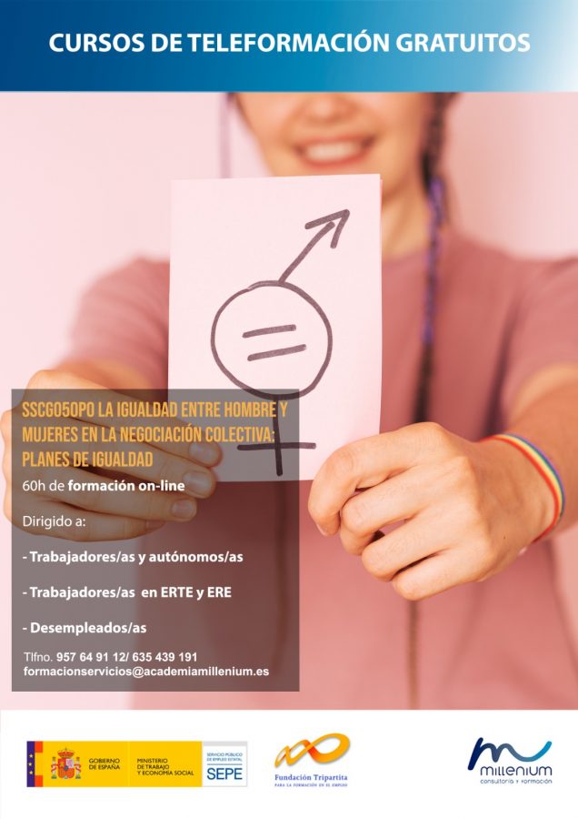 Cursos gratuitos teleformación: «La igualdad entre hombres y mujeres en ...