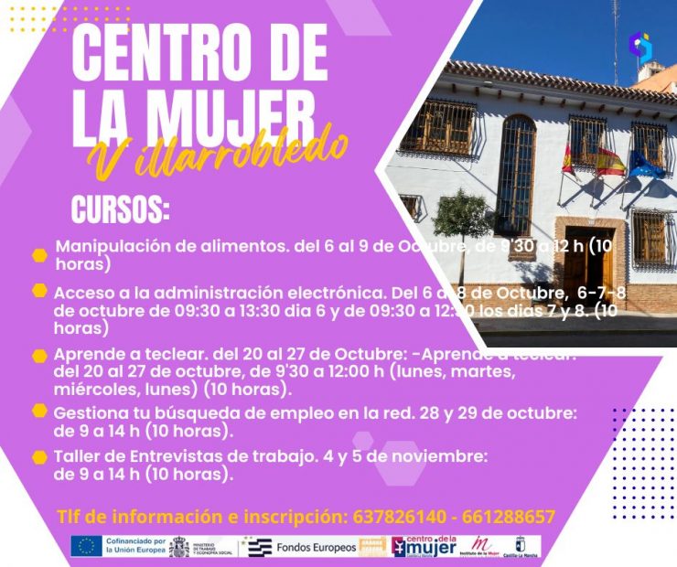 TALLERES CENTRO DE LA MUJER. Villarrobledo.
