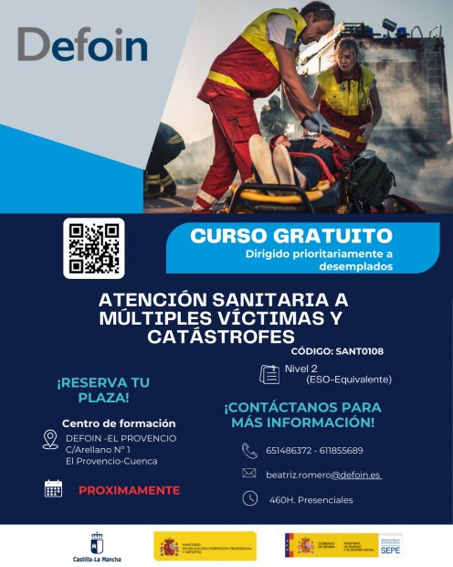 Curso «Atención Sanitaria a múltiples víctimas y catástrofes»