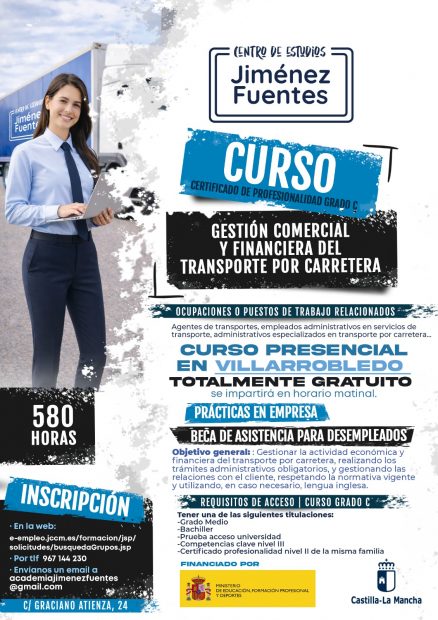 Certificado de Profesionalidad «Gestión comercial y financiera del transporte por carretera»