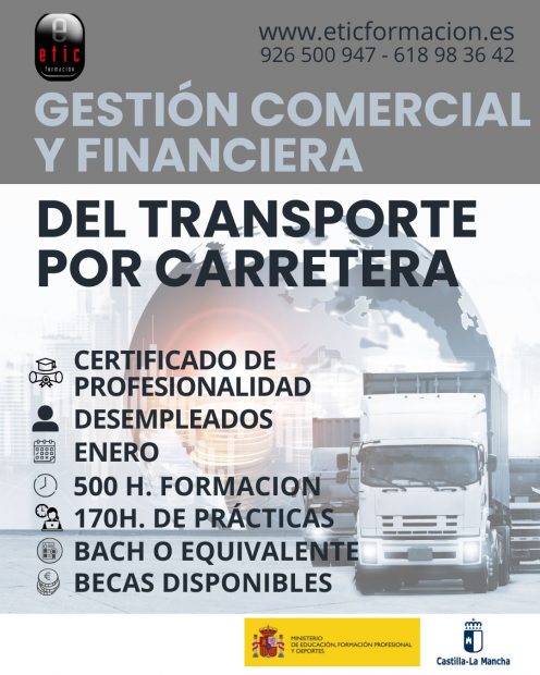 Curso «Gestión comercial y financiera del transporte por carretera»