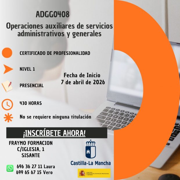 Curso «Operaciones auxiliares de servicios administrativos y generales»