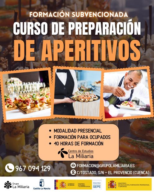 Curso Preparación de Aperitivos
