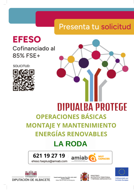 Curso en La Roda: Operaciones básicas de montaje y mantenimiento de instalación de energías renovables
