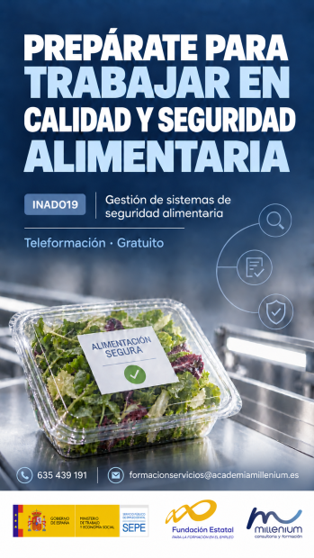 Teleformación: «Gestión de sistemas de seguridad alimentaria».
