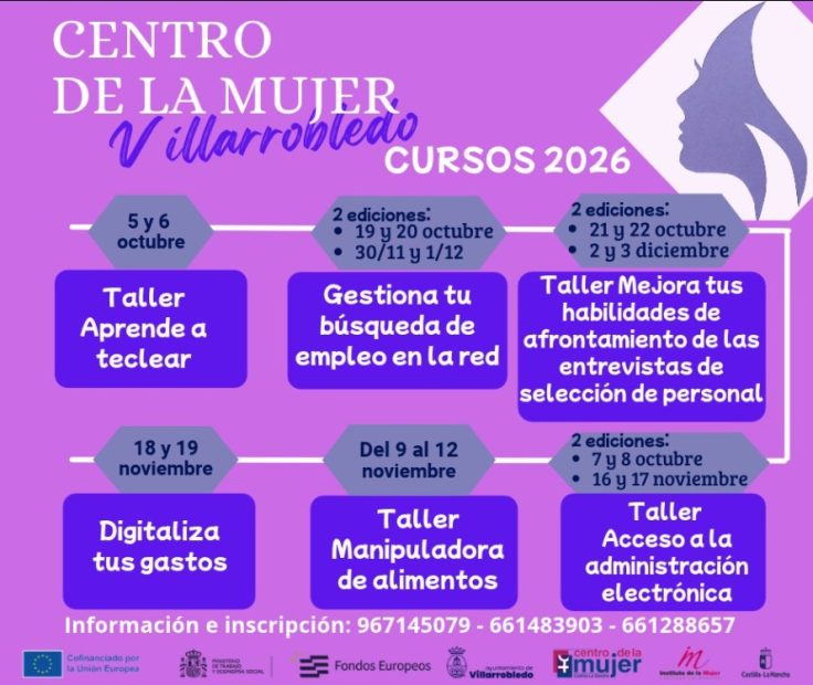 TALLERES CENTRO DE LA MUJER DE VILLARROBLEDO